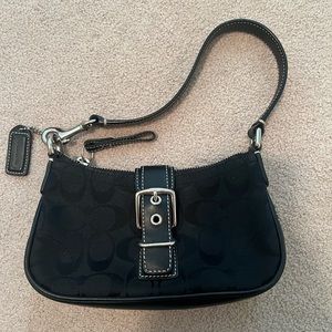 Authentic Large C Signature Coach Bag